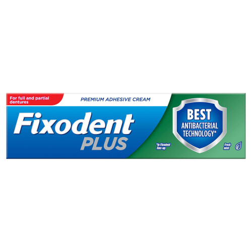 Fixodent Plus Antibacterial Technology Denture Adhesive, 40 g 2