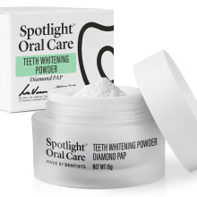 Spotlight Oral Care Teeth Whitening Powder - Made by Dentists | PAP+, Hydroxyapatite & Diamond Powder | Non-Abrasive & Enamel-Safe