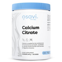 Osavi Calcium Citrate Powder – 240 g | Highly Absorbable Calcium for Bone, Muscle & Nerve Support | Essential for Healthy Bones, T