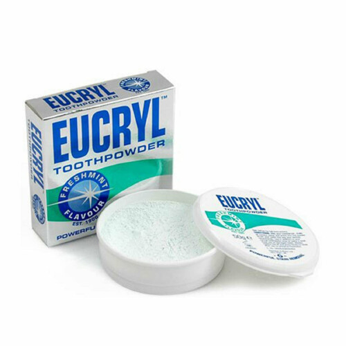 x2 Eucryl Smokers Tooth Powder Freshmint Flavour 50g 2