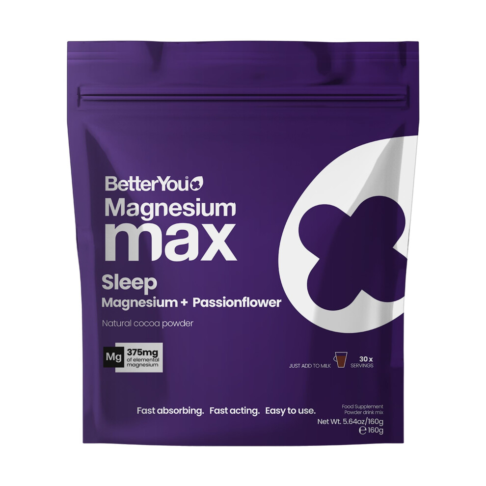 Betteryou Magnesium Glycinate, Citrate And Malate Sleep Powder Supplement, 1941Mg 3-In-1 Complex Magnesium Delivering Optimally Bi