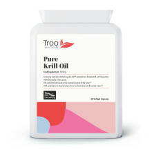 Troo Health Care Superba Krill Oil Extract 500 mg - 60 Soft Gel Easy Swallow Capsules – Sustainably Eco Harvested from Antarctic K