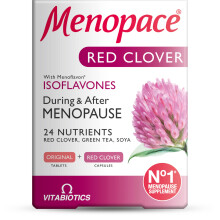 Menopace Red Clover by Vitabiotics - Menopause & Perimenopause Support with Calcium to Support Bone Health - UK's No.1 Menopause S