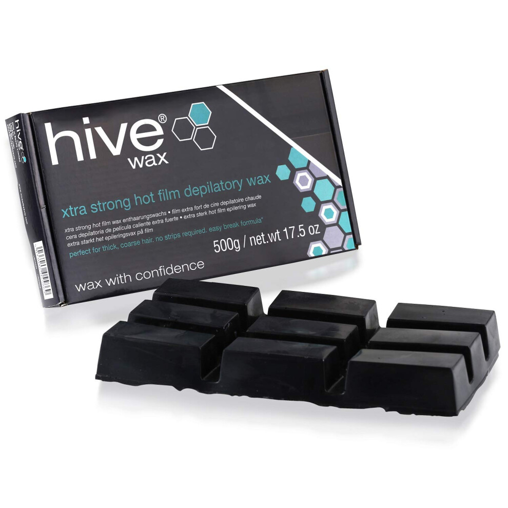 Hive Wax Xtra Strong Hot Film Depilatory Wax, 500 G
