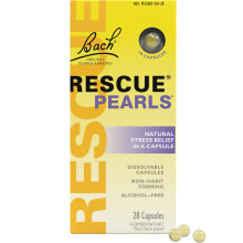 Bach Rescue Pearls Natural Stress Relief, 28 Capsules