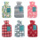 Hot Water Bottle with Soft Fleece Cover Random Design 1