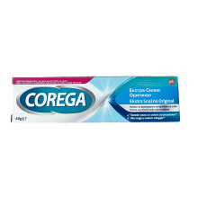 Corega Extra Strong, Original Flavor, Denture Fixing Cream 40 grams (PACK OF 1)