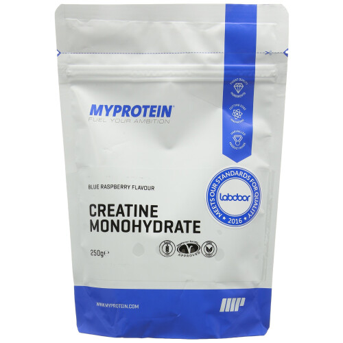 Myprotein MY PROTEIN Creatine Monohydrate Creatine, 250 g, Blue Raspberry