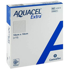 AQUACEL EXTRA 10x 10cm Compresses CPC 10Pieces