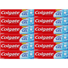 Colgate Fresh Gel Fluoride Toothpaste 100 Milliliter - Pack of 12 Tubes