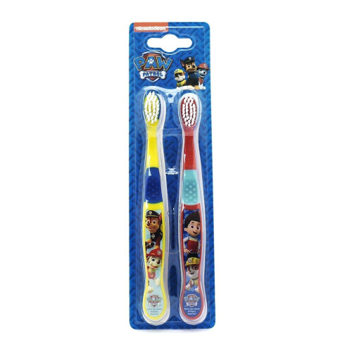 Paw Patrol Paw Patrol Toothbrushes 3+ Years Yellow/Red Nickelodeon - 2 Pack