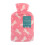 Hot Water Bottle with Soft Fleece Cover Random Design 4