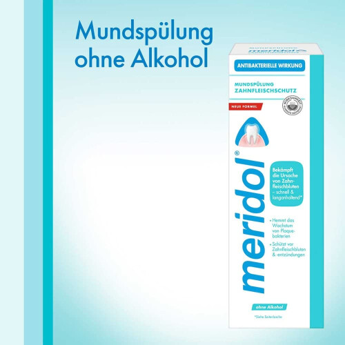 2x Meridol Mouth rinse Gingival barrier 400ml - without alcohol 1