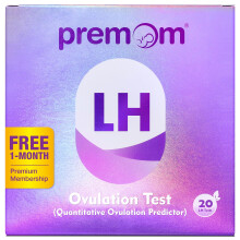 Premom Semi-Quantitative Ovulation Test Strips, Ovulation Predictor Kit with Smart Digital Ovulation Reader APP, Numerical Ovulati