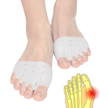 Toe Separators for Overlapping Toes, Metatarsal Pads for Women and Men, 4 PCS Ball of Foot Cushion Pads, Toe Spacers, Mortons Neur