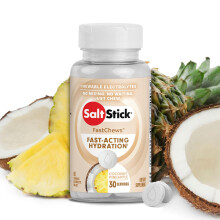SaltStick FastChews Electrolytes - 60 Chewable Electrolyte Tablets - Salt Tablets for Running, Fast Hydration, Leg Cramps Relief,