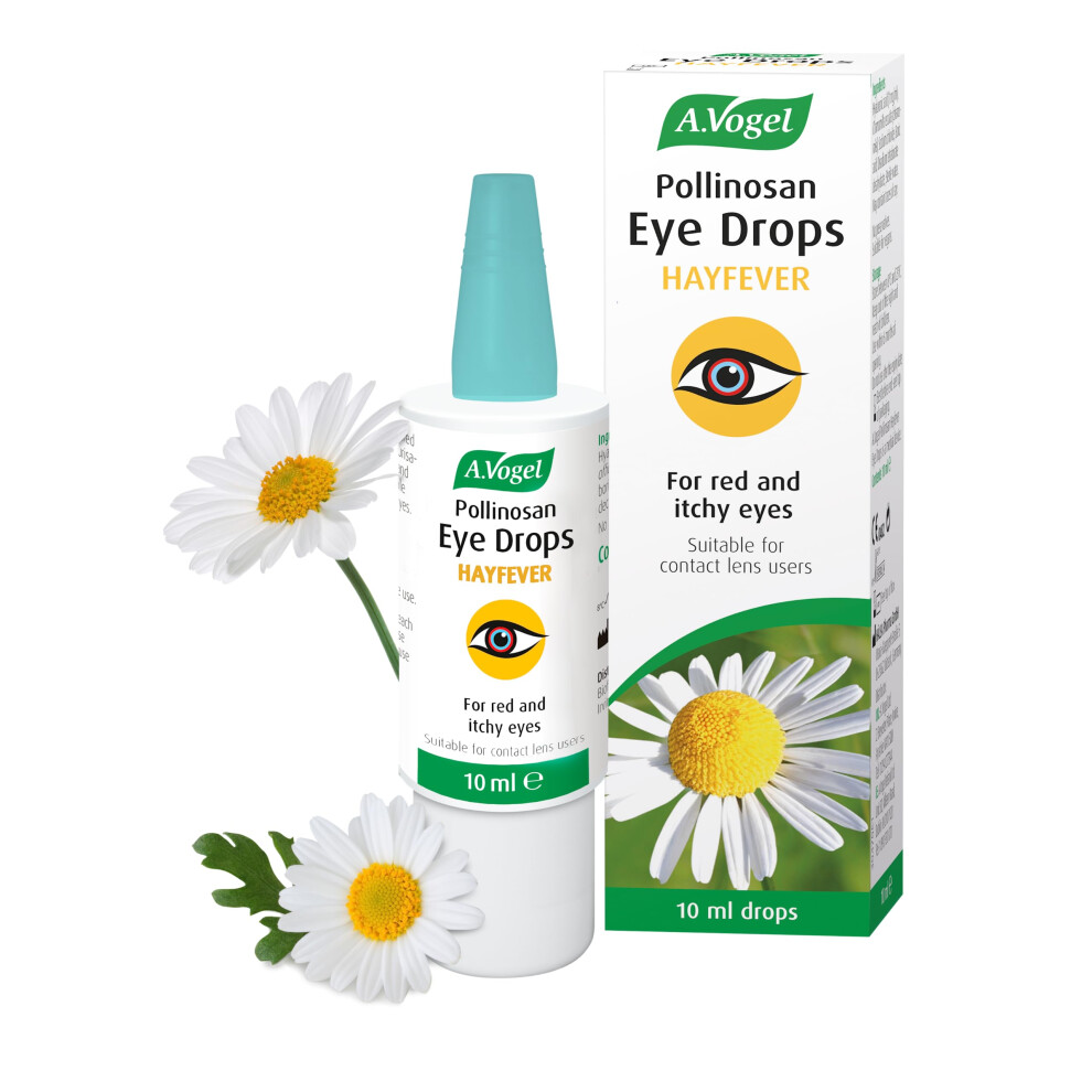 A.vogel Red Pollinosan Hayfever Eye Drops | For Quick Relief Of And Itchy Eyes | With Chamomile And Soothing Hyaluronic Acid | 300 Drops | 10Ml