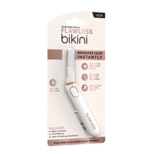 Finishing Touch Flawless Bikini Trimmer & Hair Remover, Bikini Shaver & Pubic Hair Trimmer for Women, Dry Use Intimate Razor, Pain