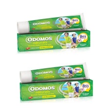 Odomos Naturals Non-Sticky Mosquito Repellent Cream | Aloevera + Citronella | Pack of 2 | 100g Each