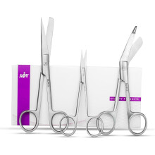 MJW 3Pcs Set of Stainless Steel Nursing First Aid Scissors Dressing Scissor Veterinary Tools Used in Office and Home for Multi Pur