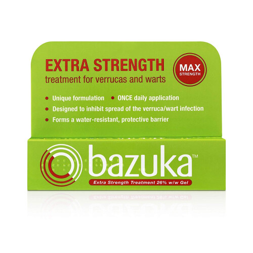 Bazuka Extra Strength Treatment Gel with emery board, 6g - 2 Pack