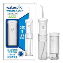 Waterpik Cordless Slide Water Flosser, Electric Dental Flosser, Rechargeable Dental Plaque Removal Tool, Clean Between Teeth, Oral