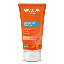 Weleda Arnica Sport Cooling Gel, Cryo Massage Gel for Muscle Recovery for Muscle Pain, Immediate Cooling Effect, with Menthol, 100