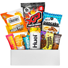 Protein Hamper High-Protein Snacks Gift Box - Premium Gym Gifts for Men & Women - Ideal Hampers for Men, Gym Hamper for Fitness En