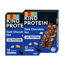 KIND Protein Bars, Gluten Free Snack Bars, Dark Chocolate Nut, High Fibre, Healthy Snack, Source of Protein, No Artificial Colours