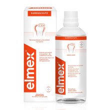 elmex Mouthwash Caries Protection 400 ml - Antibacterial Teeth Cleaning Without Alcohol Effectively Protects Against Caries - for
