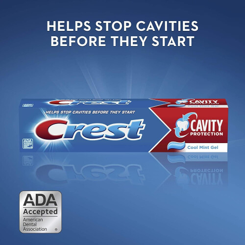 Crest Crest Cavity Protection Toothpaste Gel Cool Mint 8. 20 oz (Pack of 2) 2