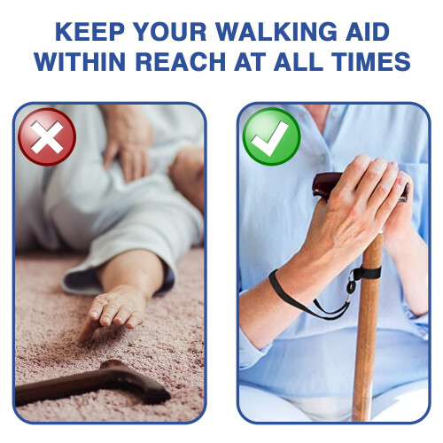 Walking Stick Wrist Strap - Corded 2