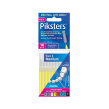 PIKSTERS - for cleaning between teeth-Size 3 (Yellow)- 10Pk