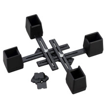 Aidapt Adjustable Height Linked Chair Height Raiser For Use with Chair Legs
