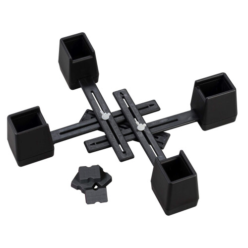 Aidapt Adjustable Height Linked Chair Height Raiser For Use with Chair Legs