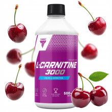 TREC Nutrition L-Carnitine 3000 Gel – Sweet Cherry Flavour – 500ml – 3000mg L-Carnitine per Serving – Energy, Fat Metabolism & Per
