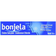 BONJELA Adult Sugar-Free Mouth Pain Relief Gel for Ulcer, 15 g