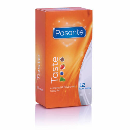 Pasante Pasante Taste (Flavours) Condoms - Pack of 12