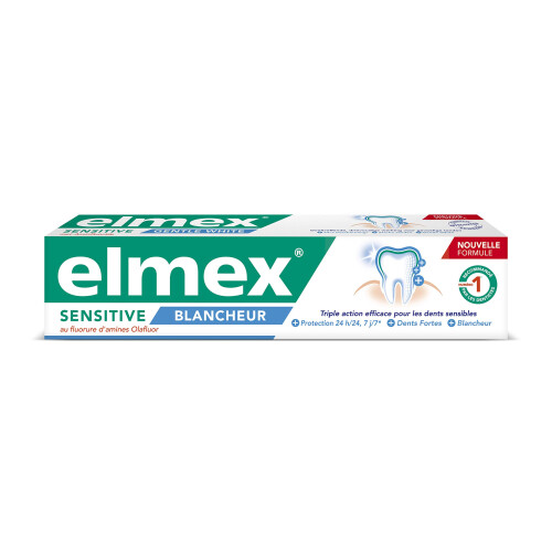 Elmex Sensitive Whitening Toothpaste, 75 ml, Pack of 3