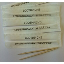 100 x Wooden Toothpicks ~ Hygienically & Individually Wrapped