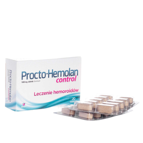 AFLOFARM PROCTOHEMOLAN 20 Tablets Procto hemolan Control hemorrhoid,Rectal Bleeding,Pain