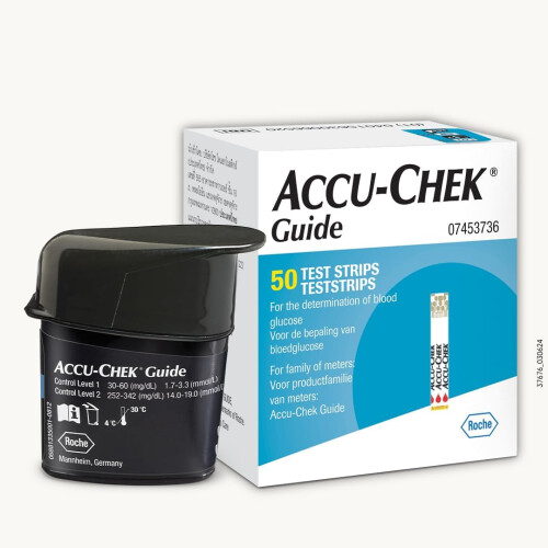 ACCU CHEK GUIDE 25 STRIPS RETA 1