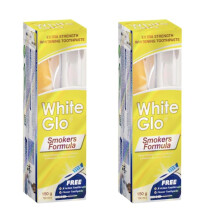 White Glo Smokers Formula Whitening Toothpaste Pack 150g (Pack of 2)