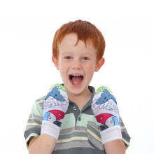 2 Pcs Waterproof Sensory Chew Gloves Chewing Mittens for Special Needs Autism Gloves for Autism ADHD Oral Motor Children