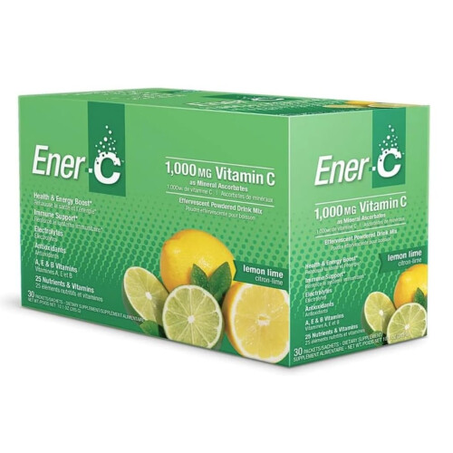 EnerVitamin C, Lemon Lime, 30 Packets/Sachets
