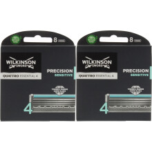 Wilkinson Sword Quattro Titanium Sensitive Razor Blades x 16 Blades