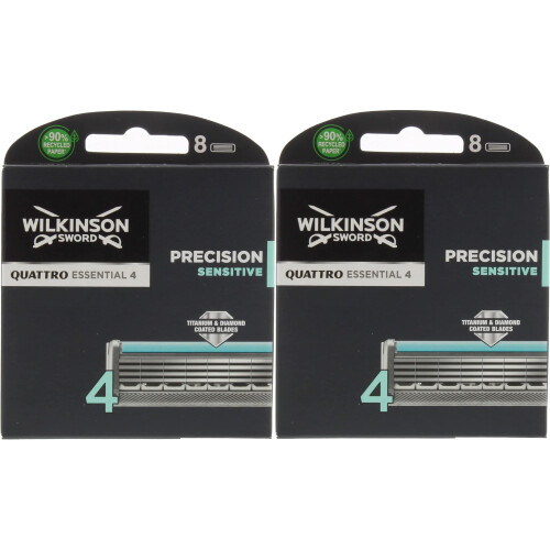 Wilkinson Sword Wilkinson Sword Quattro Titanium Sensitive Razor Blades x 16 Blades