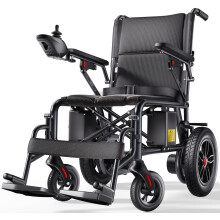 Electric Wheelchair for Adults - 25km Long Travel Range, Lightweight Folding, Motorized Power Chair for Indoor/Outdoor Mobility -