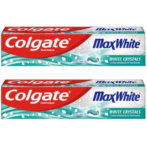Colgate Colgate x3 Max White with White Crystals 100ml Each Toothpaste 1