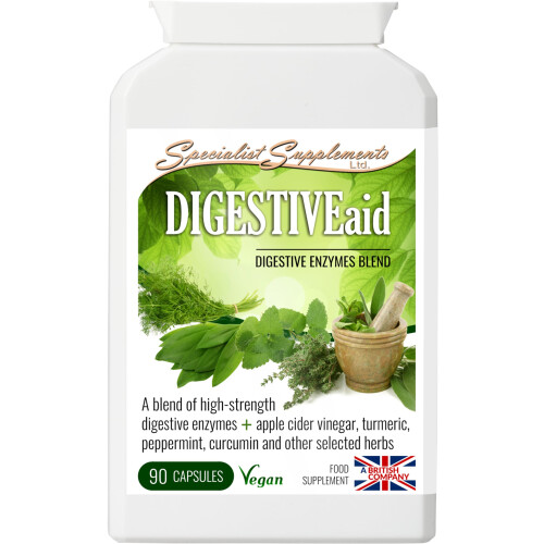 Specialist Supplements DIGESTIVEaid Digestive Enzymes 90 Capsules